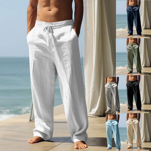 Herren leinen polyester - herren, sommer