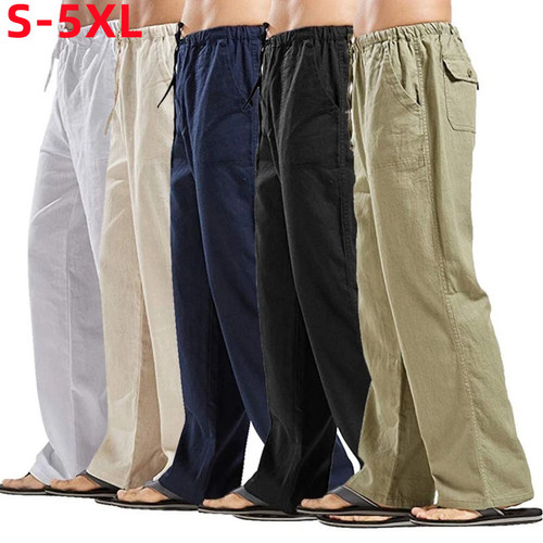 Herren leinenhose stoffhose - leinenhose,