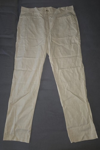 Herren leinenhose weiß l - leinenhose, gr.