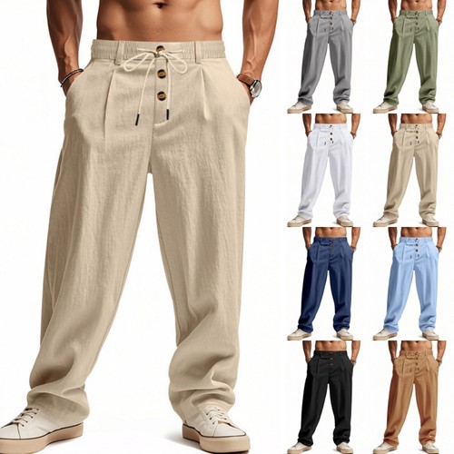 Leinenhose herren strandhose - leinenhose,