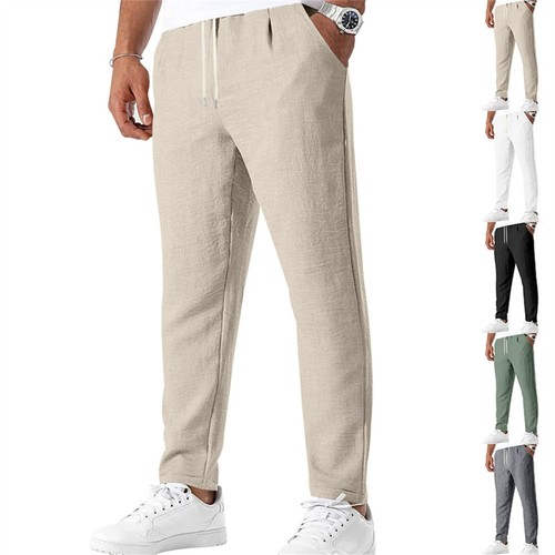 Herren lang leinenhose - herren,