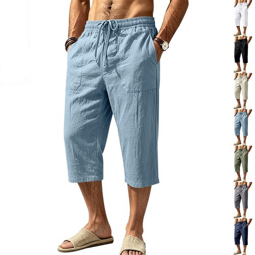 Herren leinenshorts länge - herren,